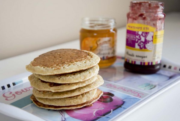 Pancakes à la vanille et au son d'avoine
